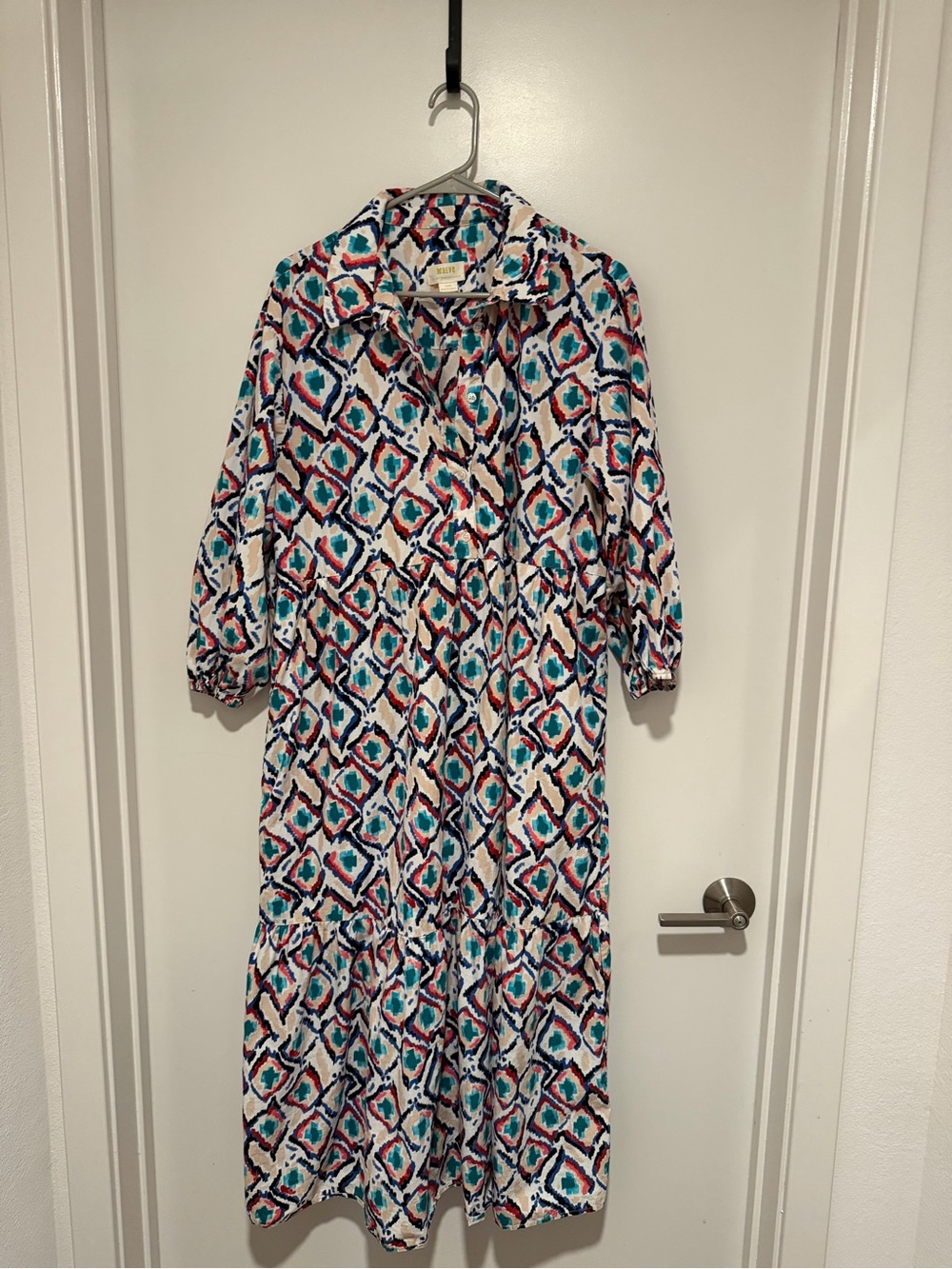 Size L Maeve Bettina Dress from Anthropologie.